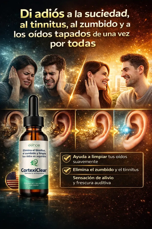 cortexiclear™elimina el tinnitus el zumbido y limpia tus oidos en segundos